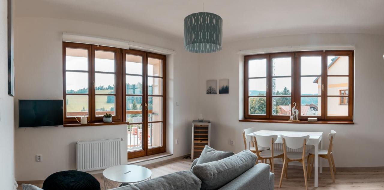 Apartman Sjezdovka Kasperske Hory Exteriör bild
